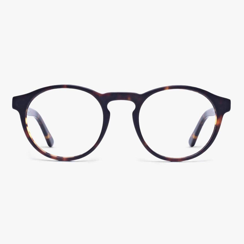 Buy Men's Morgan Dark Turtle Blue light glasses - Luxreaders.co.uk