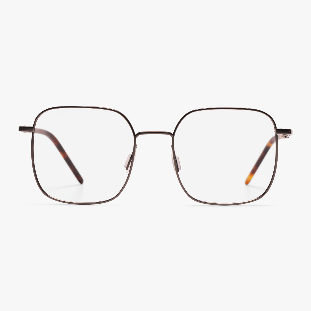 Luxreaders stylish Båstad Gun Reading glasses. Made from Titanium in a Round shape.