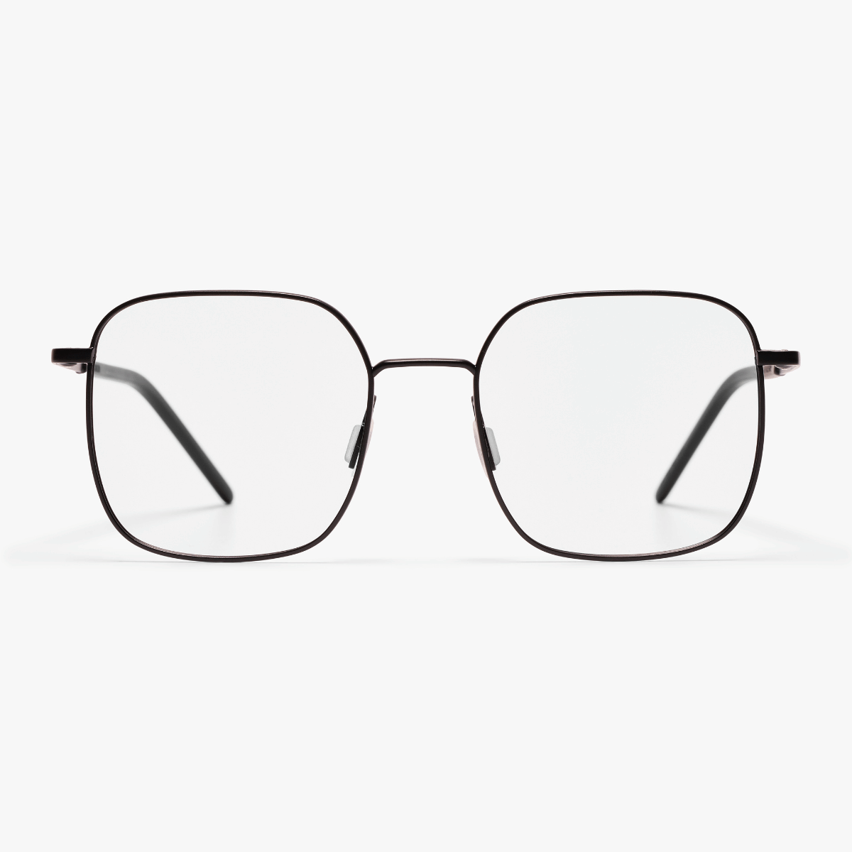 Luxreaders stylish Båstad Black Reading glasses. Made from Titanium in a Round shape.