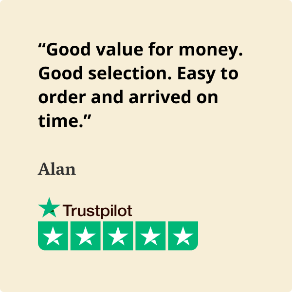 5 star Trustpilot review about Luxreaders