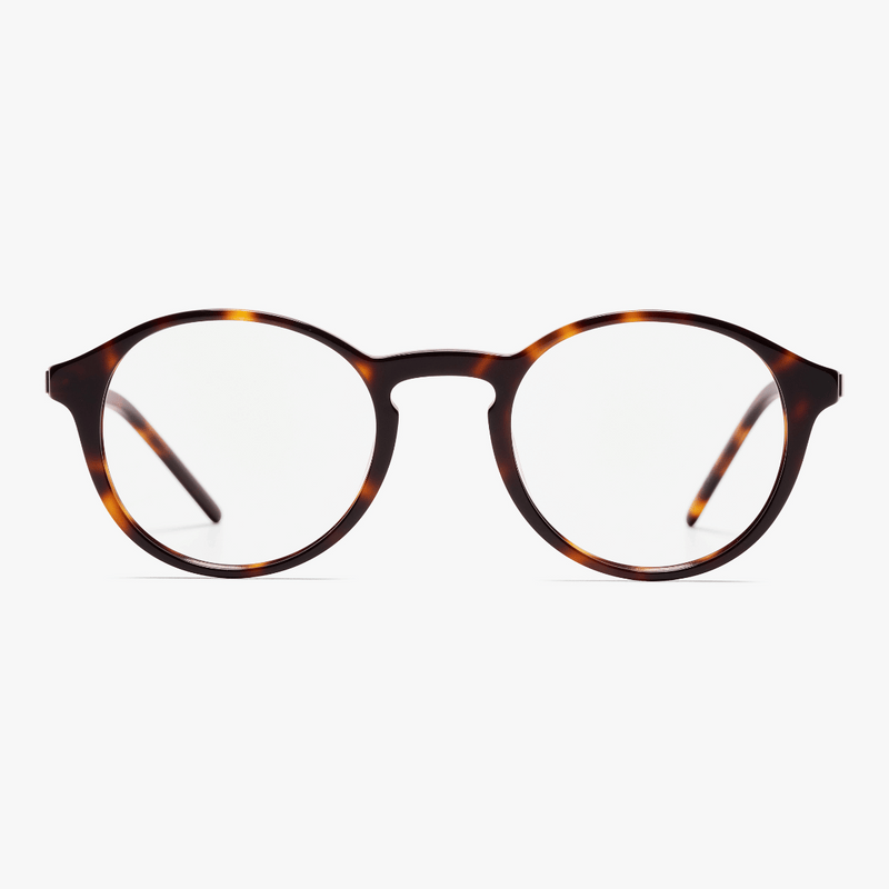 Ærø Turtle round tortoiseshell reading glasses