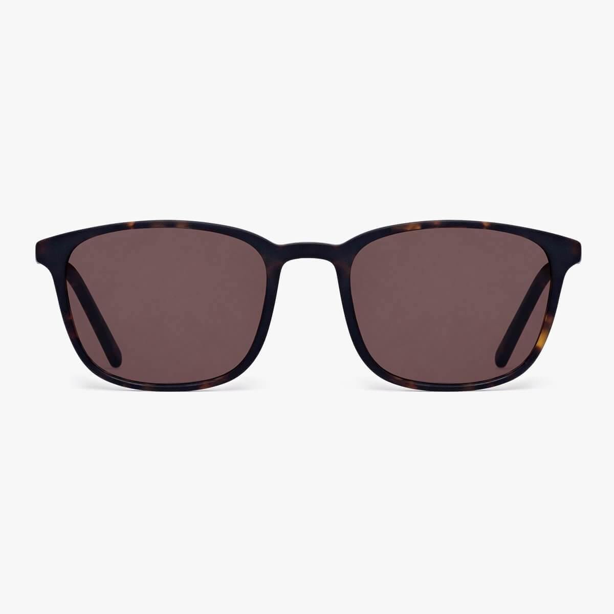Luxreaders stylish Men's Ebeltoft Dark Turtle Sunglasses. Made from Acetate in a Square shape.