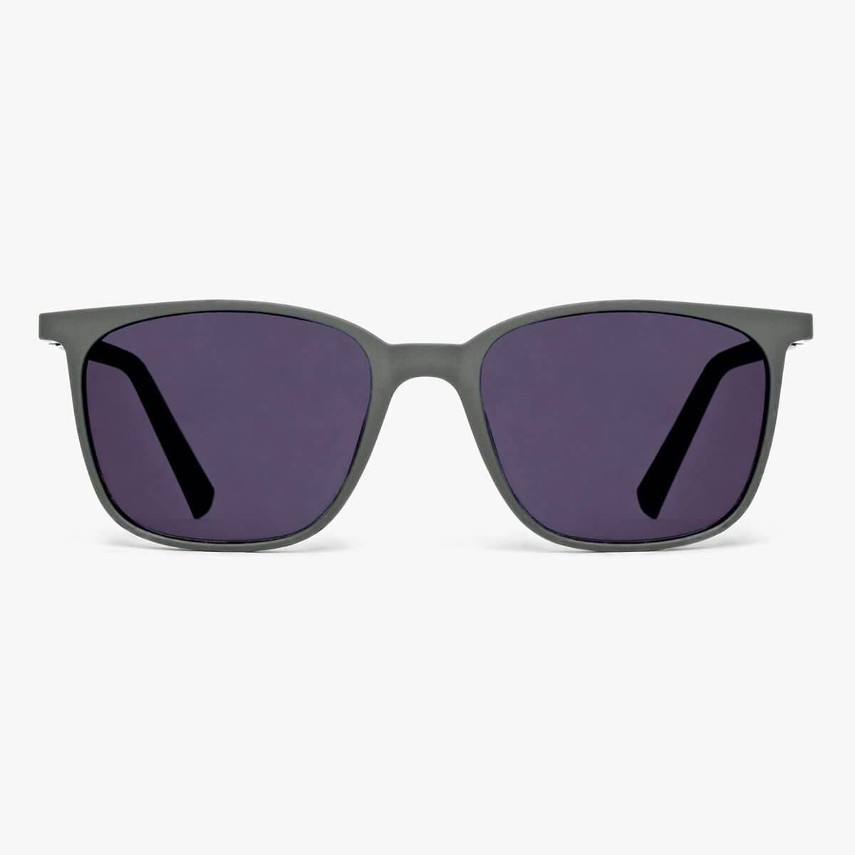 Luxreaders stylish Men's Fyn Dark Army Sunglasses. Made from Rubber in a Square shape.
