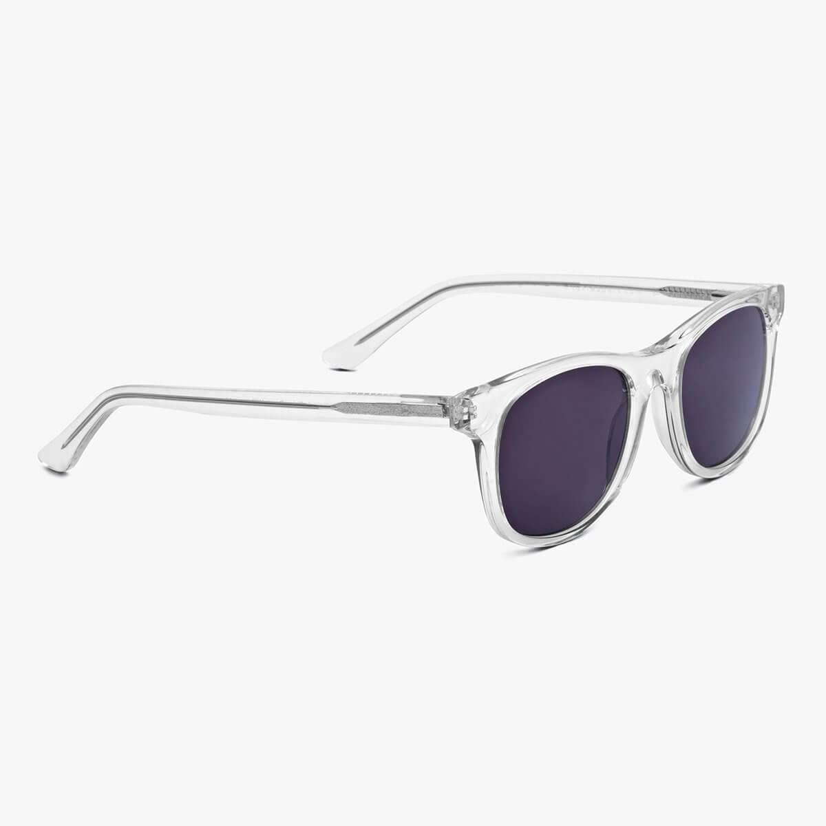 Luxreaders stylish Men's Malmö Crystal White Sunglasses. Made from Acetate in a Square shape.