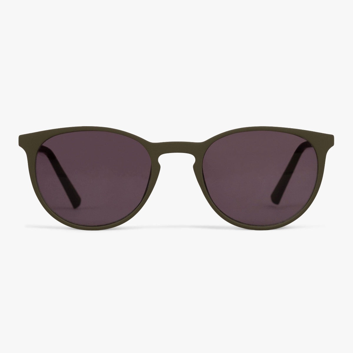 Luxreaders stylish Men's Stockholm Dark Army Sunglasses. Made from Rubber in a Iconic shape.