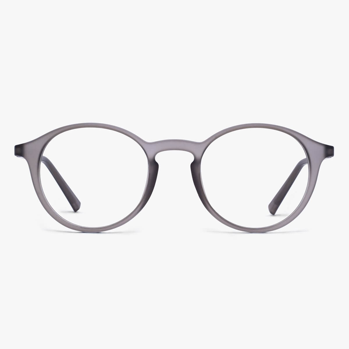 Læsø Grey round matte grey reading glasses