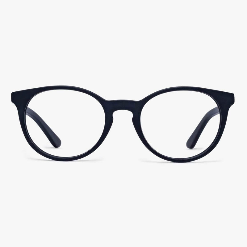 Men's Örebro Black round black glasses with sleek design
