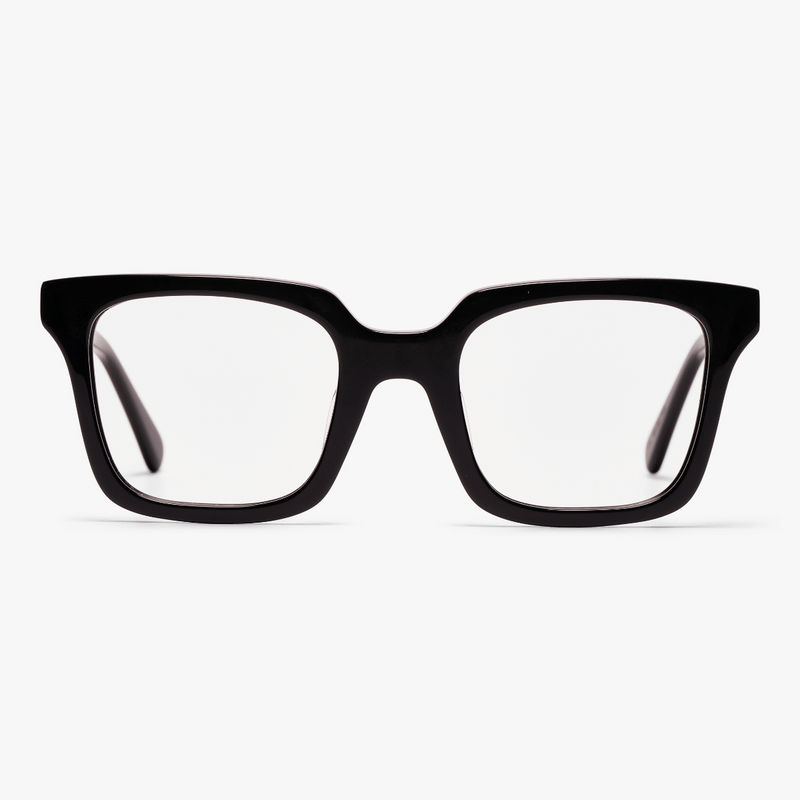 Men's Tisvilde black rectangular glasses