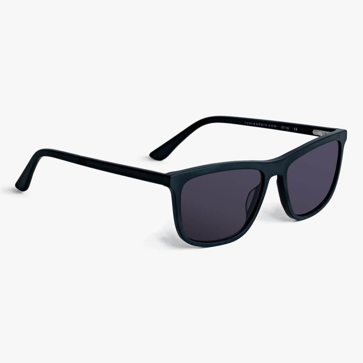 Luxreaders stylish Oslo Black Sunglasses. Made from Acetate in a Square shape.