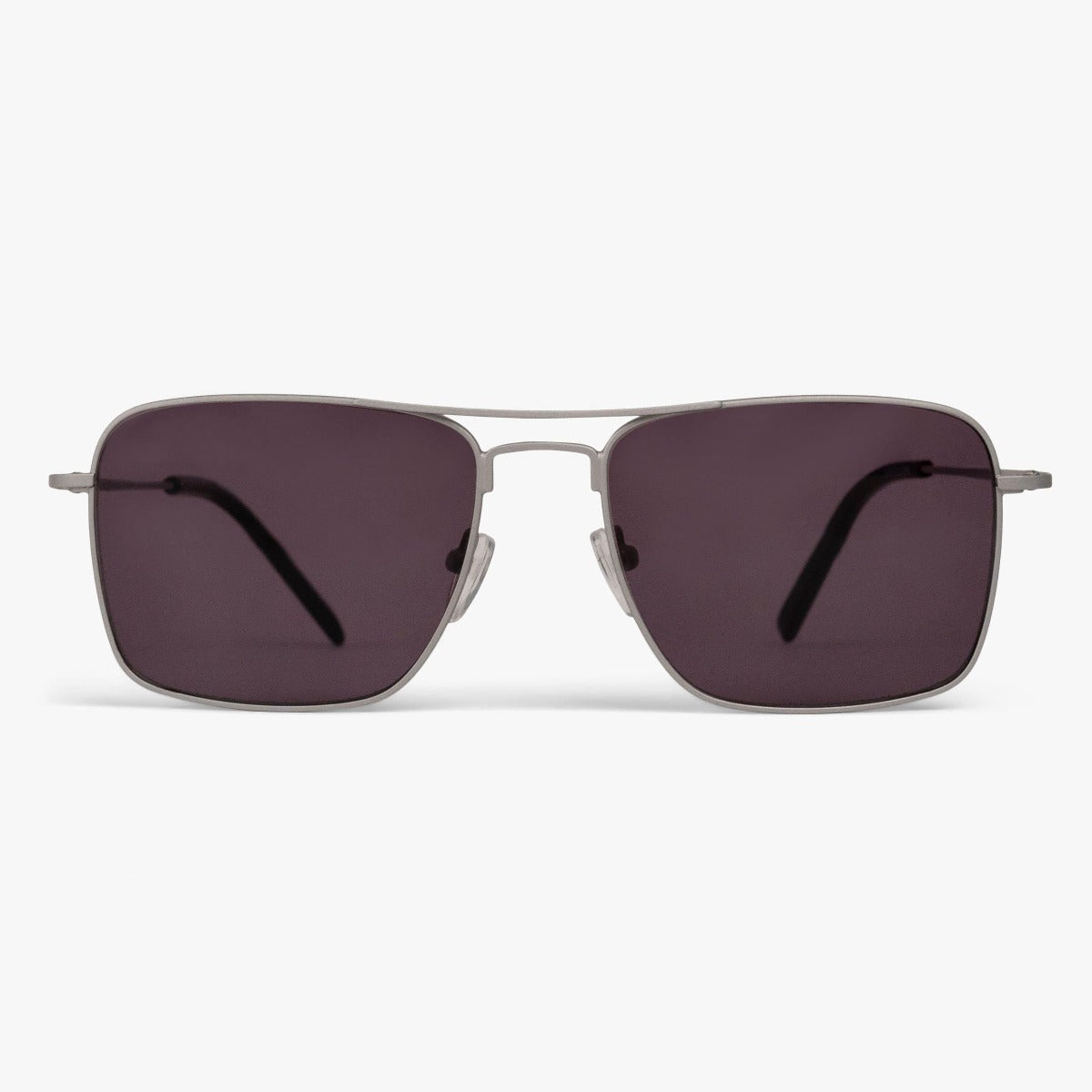 Women's Lidköping Steel sunglasses with silver frames and dark lenses