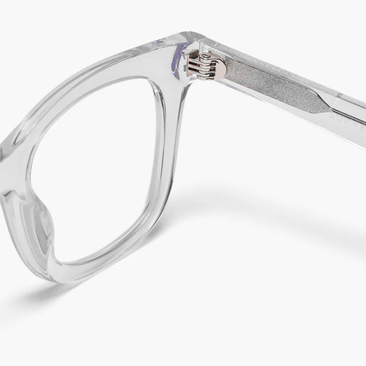Close-up of Women's Reykjavik Crystal White glasses frame