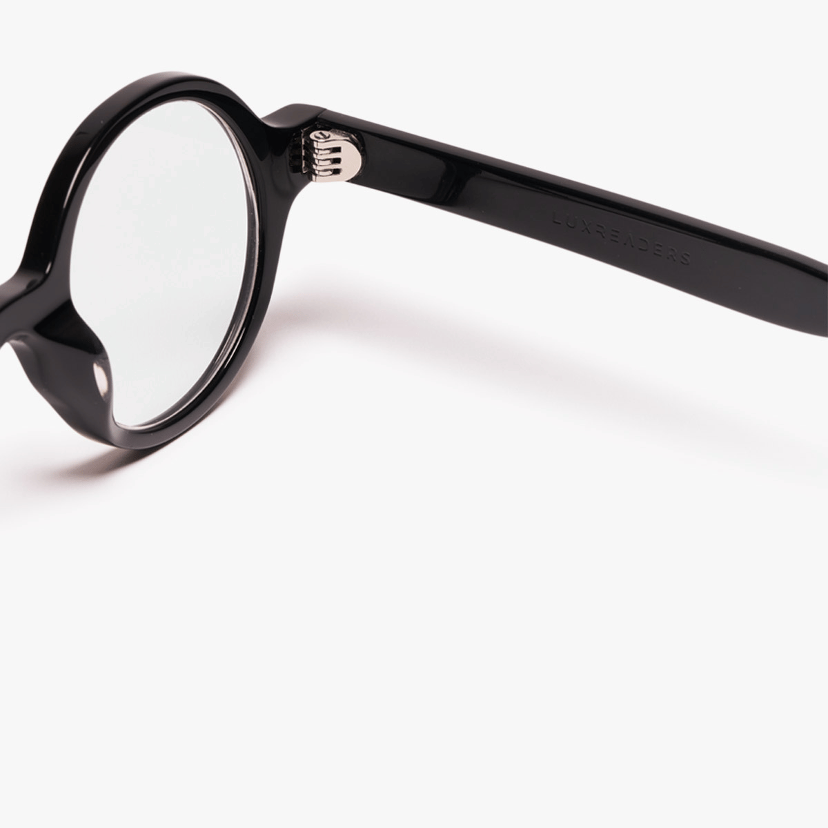 Women's Tórshavn Black reading glasses with round black frames
