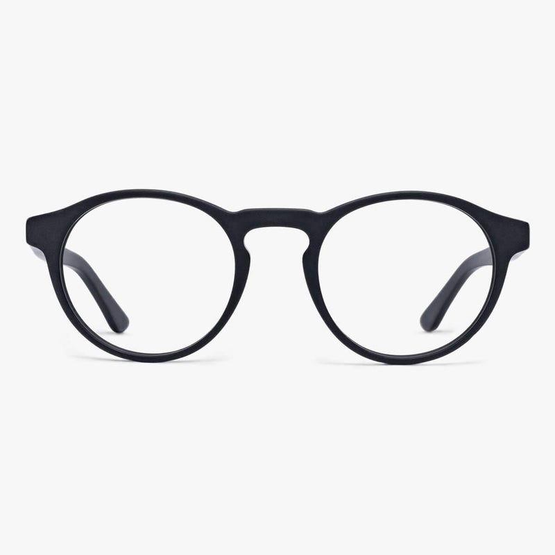 Women's Trondheim Black round glasses with black frame