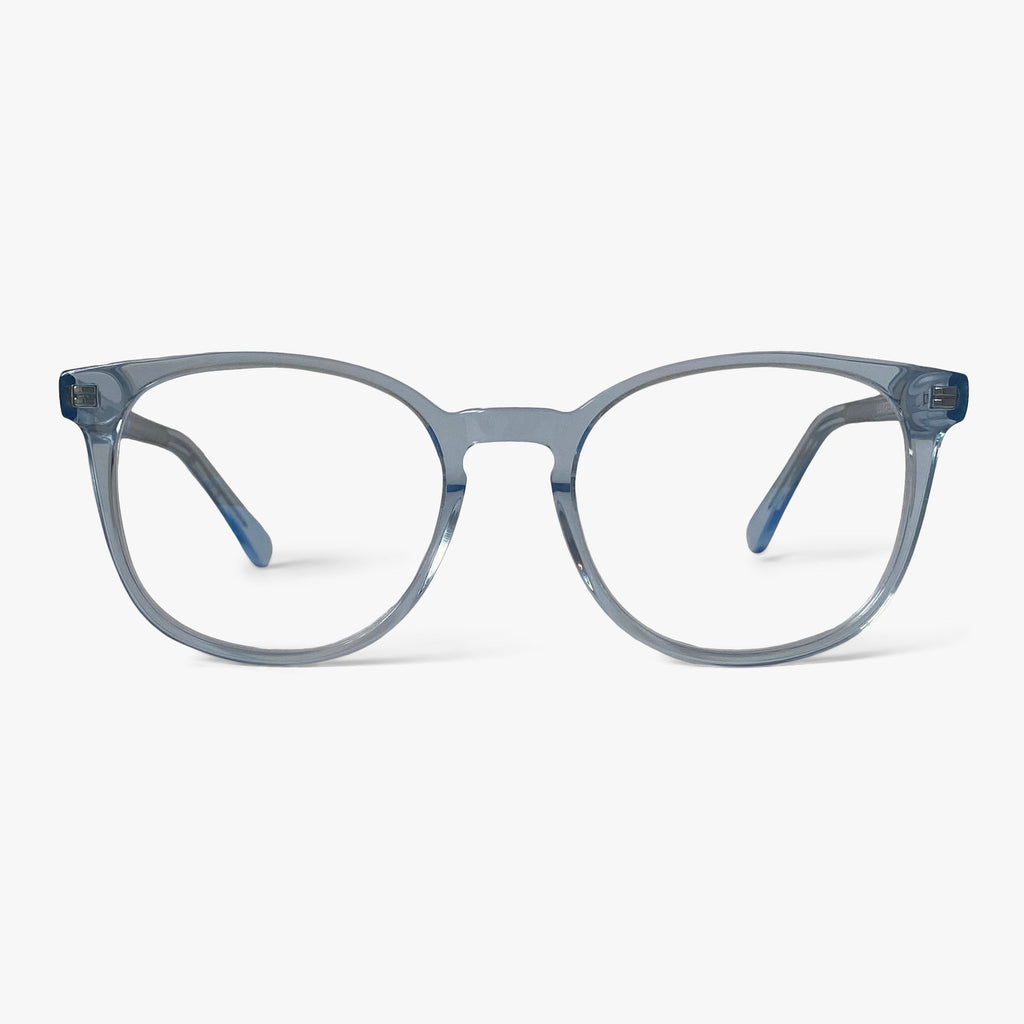 Buy Men's Landon Crystal Blue Blue light glasses - Luxreaders.co.uk