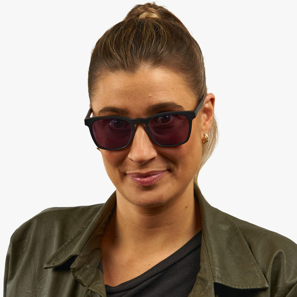 Women's Baker Black Sunglasses - Luxreaders.co.uk