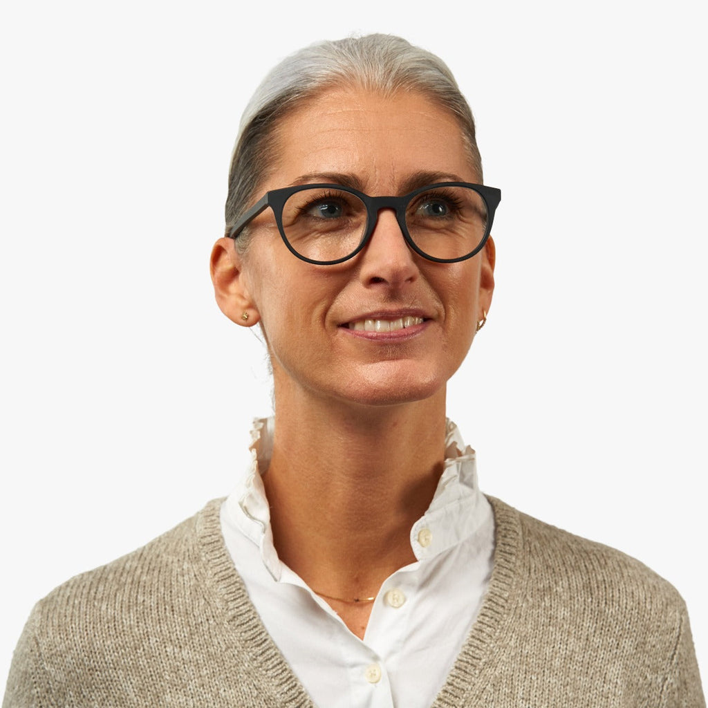 Cole Black Reading glasses - Luxreaders.co.uk