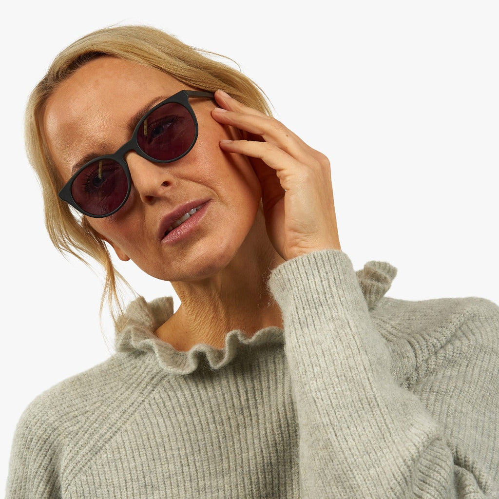 Women's Cole Black Sunglasses - Luxreaders.co.uk