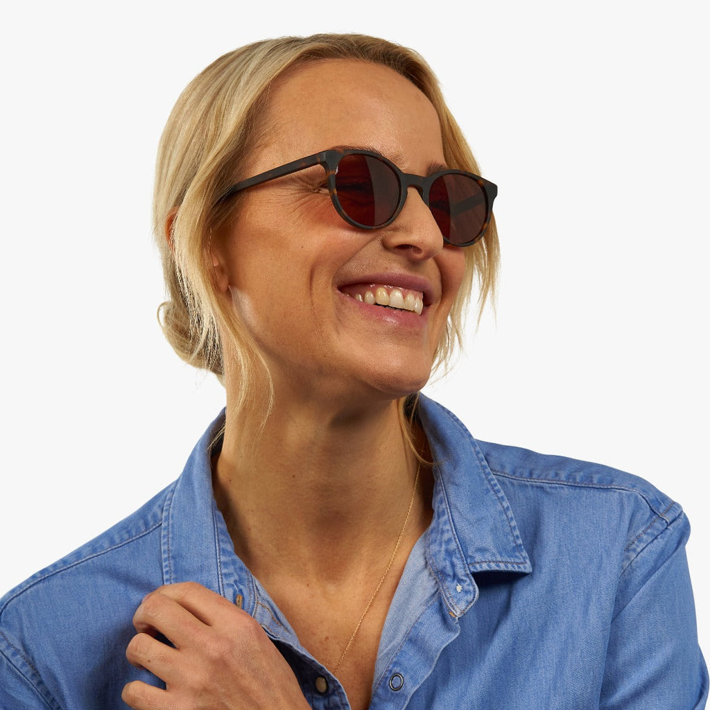Women's Cole Dark Turtle Sunglasses - Luxreaders.co.uk