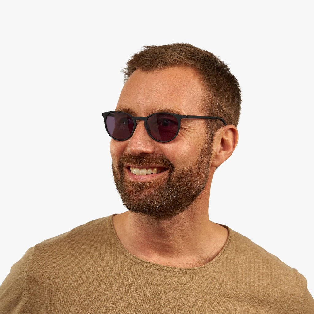 Men's Edwards Black Sunglasses - Luxreaders.co.uk