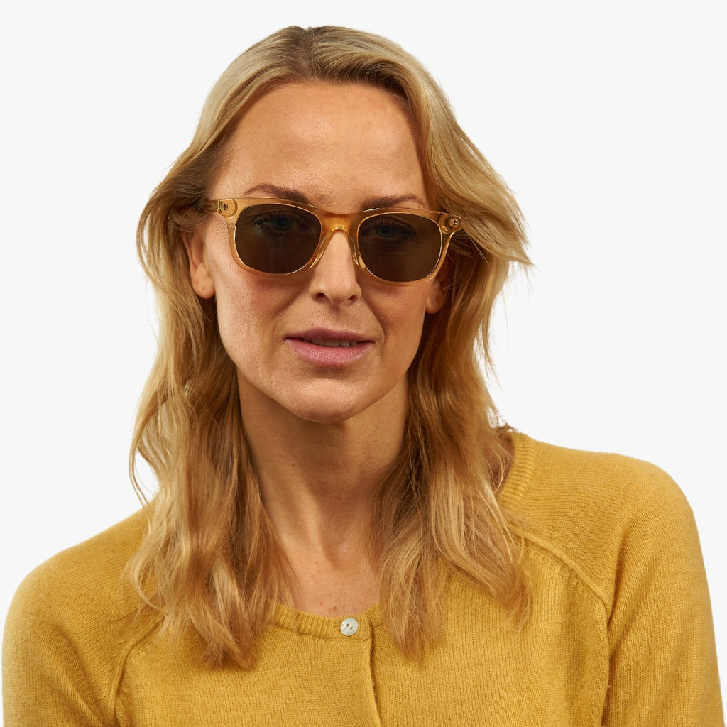Women's Evans Crystal Lemon Sunglasses - Luxreaders.co.uk