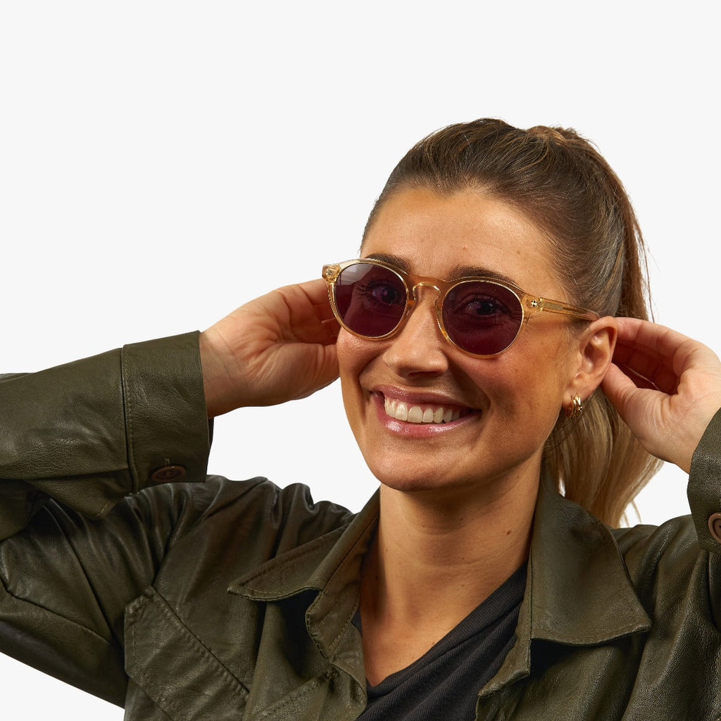 Women's Morgan Crystal Lemon Sunglasses - Luxreaders.co.uk