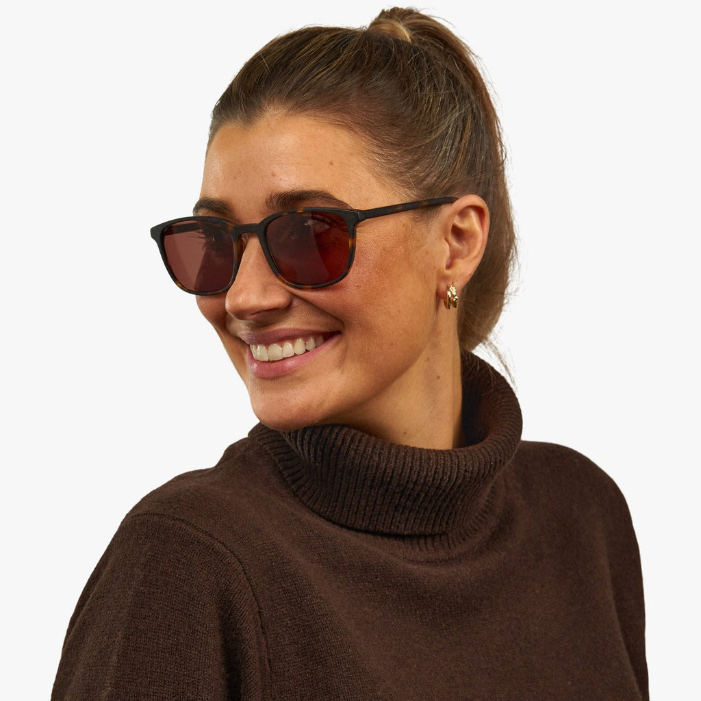 Women's Taylor Dark Turtle Sunglasses - Luxreaders.co.uk