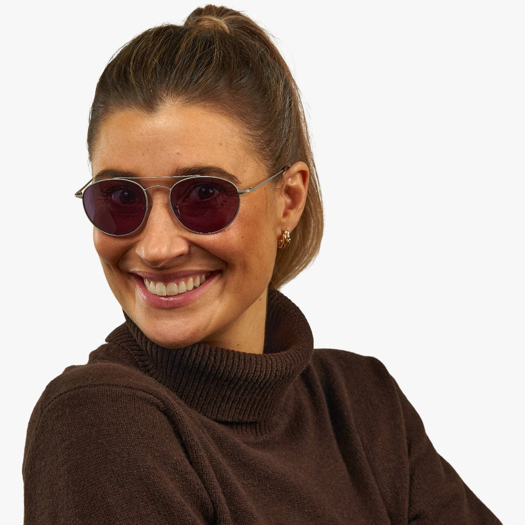 Women's Williams Steel Sunglasses - Luxreaders.co.uk