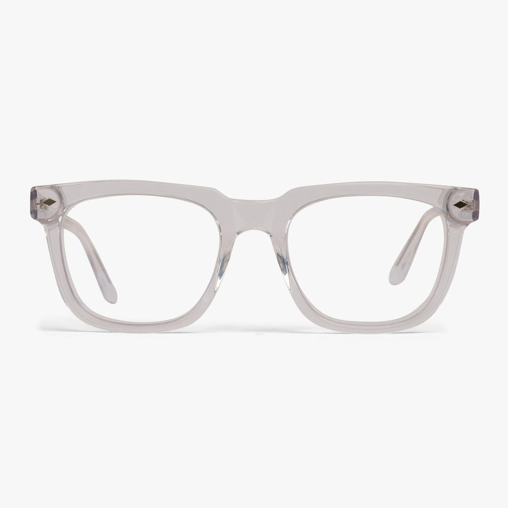 Buy Women's Davies Crystal White Blue light glasses - Luxreaders.co.uk