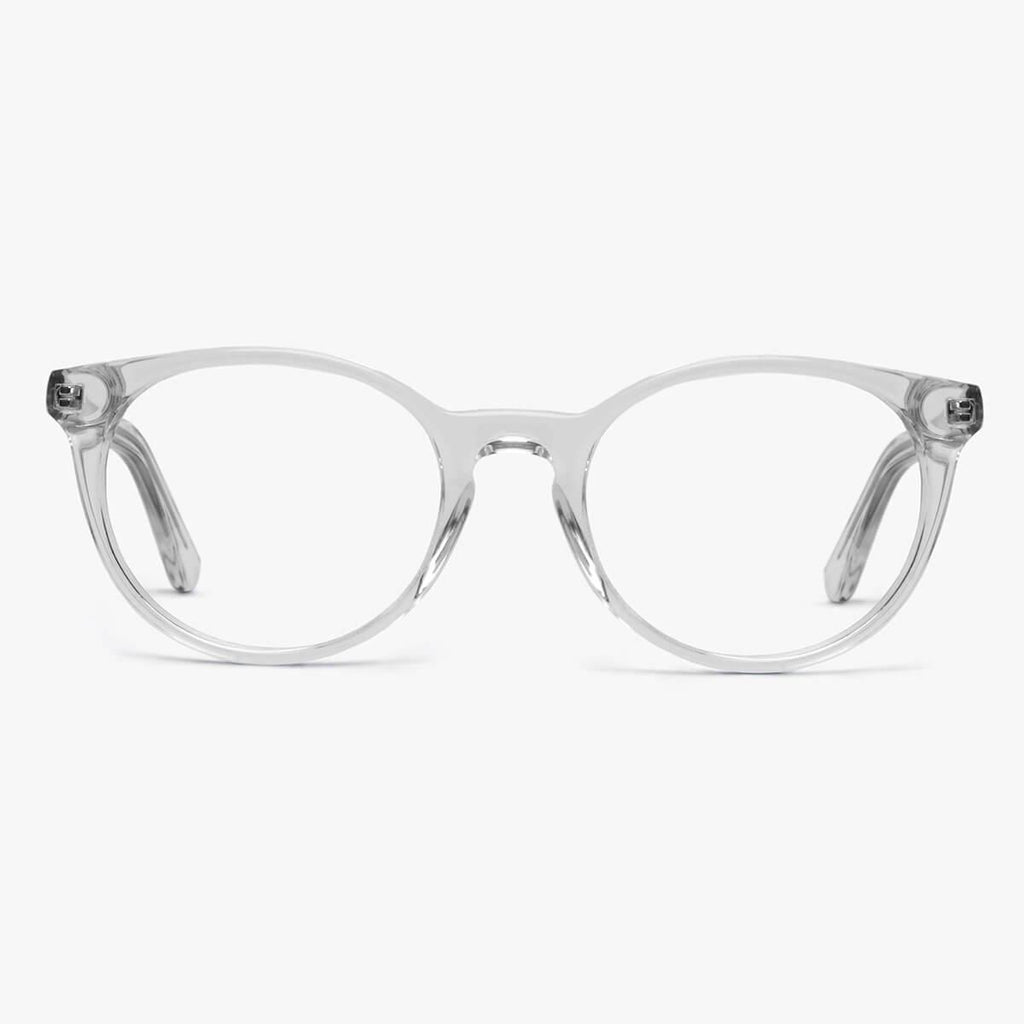 Buy Women's Cole Crystal White Blue light glasses - Luxreaders.co.uk