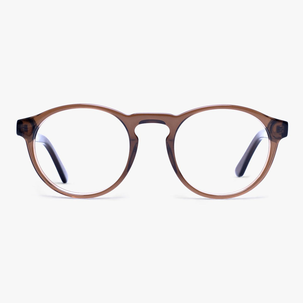 Buy Morgan Shiny Brown Reading glasses - Luxreaders.co.uk