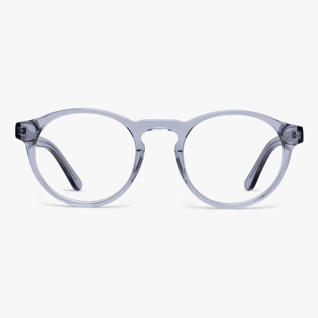 Buy Women's Morgan Crystal Grey Blue light glasses - Luxreaders.co.uk