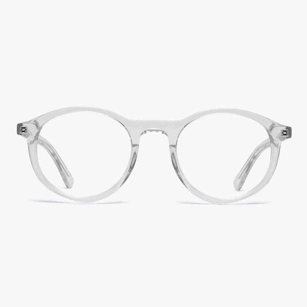 Buy Men's Walker Crystal White Blue light glasses - Luxreaders.co.uk