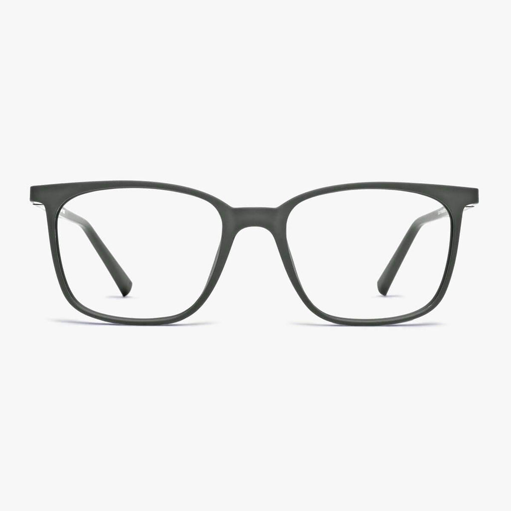 Buy Men's Riley Dark Army Reading glasses - Luxreaders.co.uk