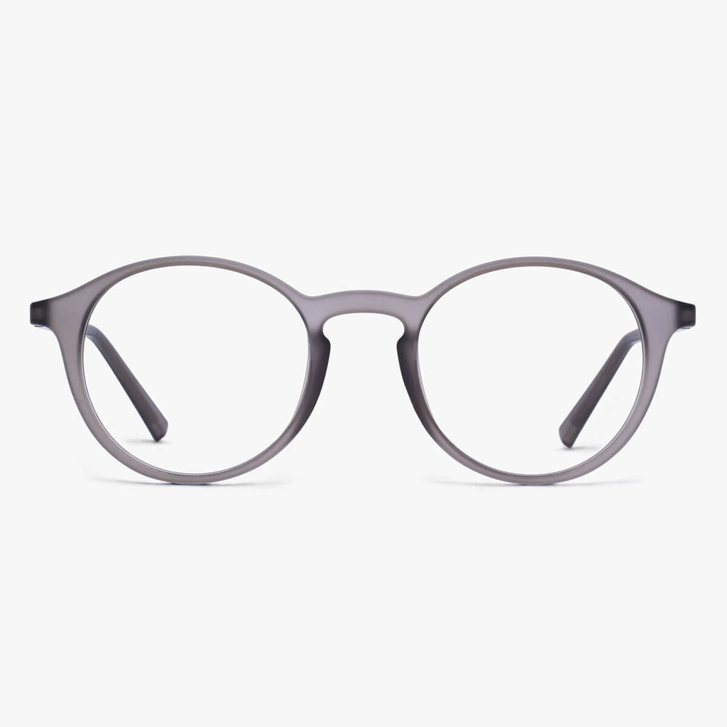 Buy Wood Grey Blue light glasses - Luxreaders.co.uk