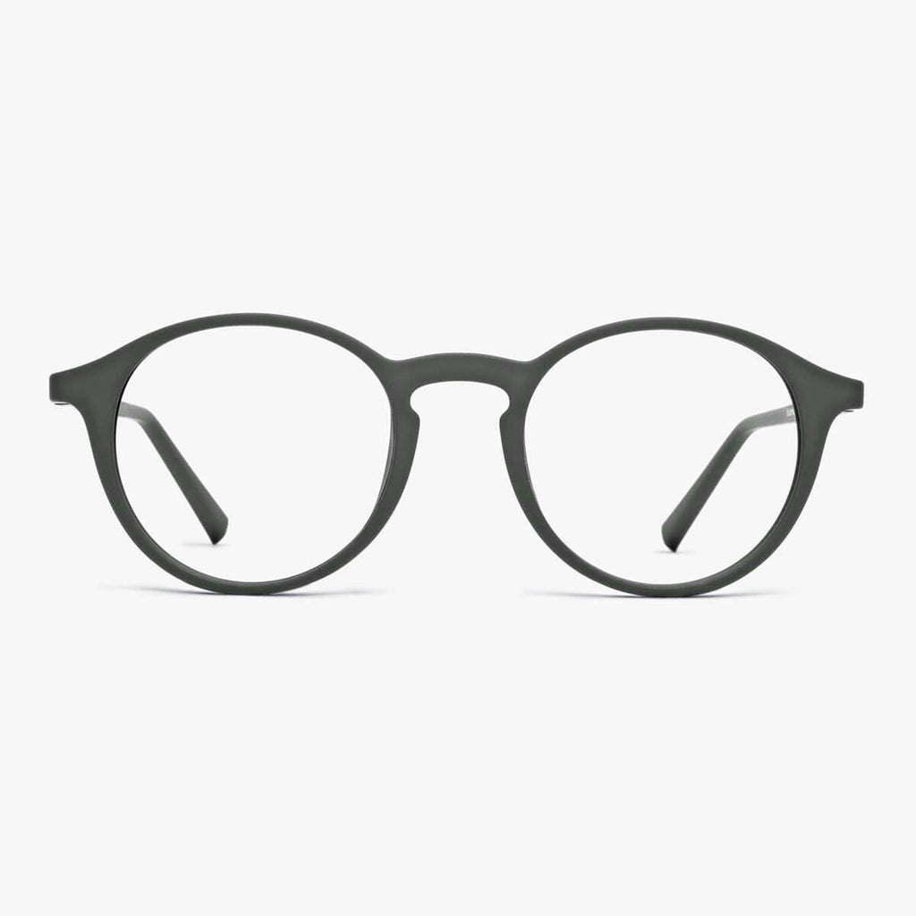 Buy Men's Wood Dark Army Reading glasses - Luxreaders.co.uk
