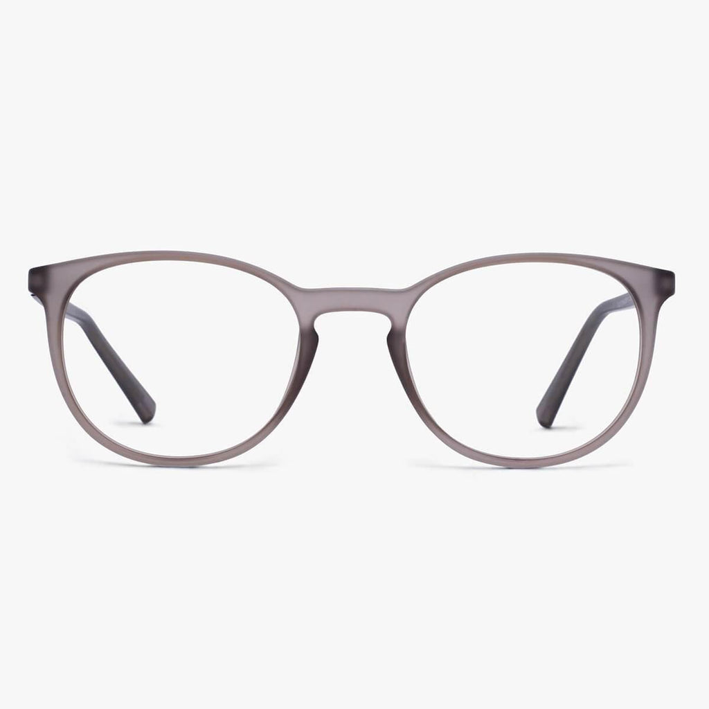 Buy Men's Edwards Grey Blue light glasses - Luxreaders.co.uk