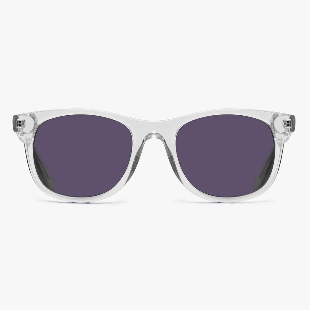 Buy Men's Evans Crystal White Sunglasses - Luxreaders.co.uk