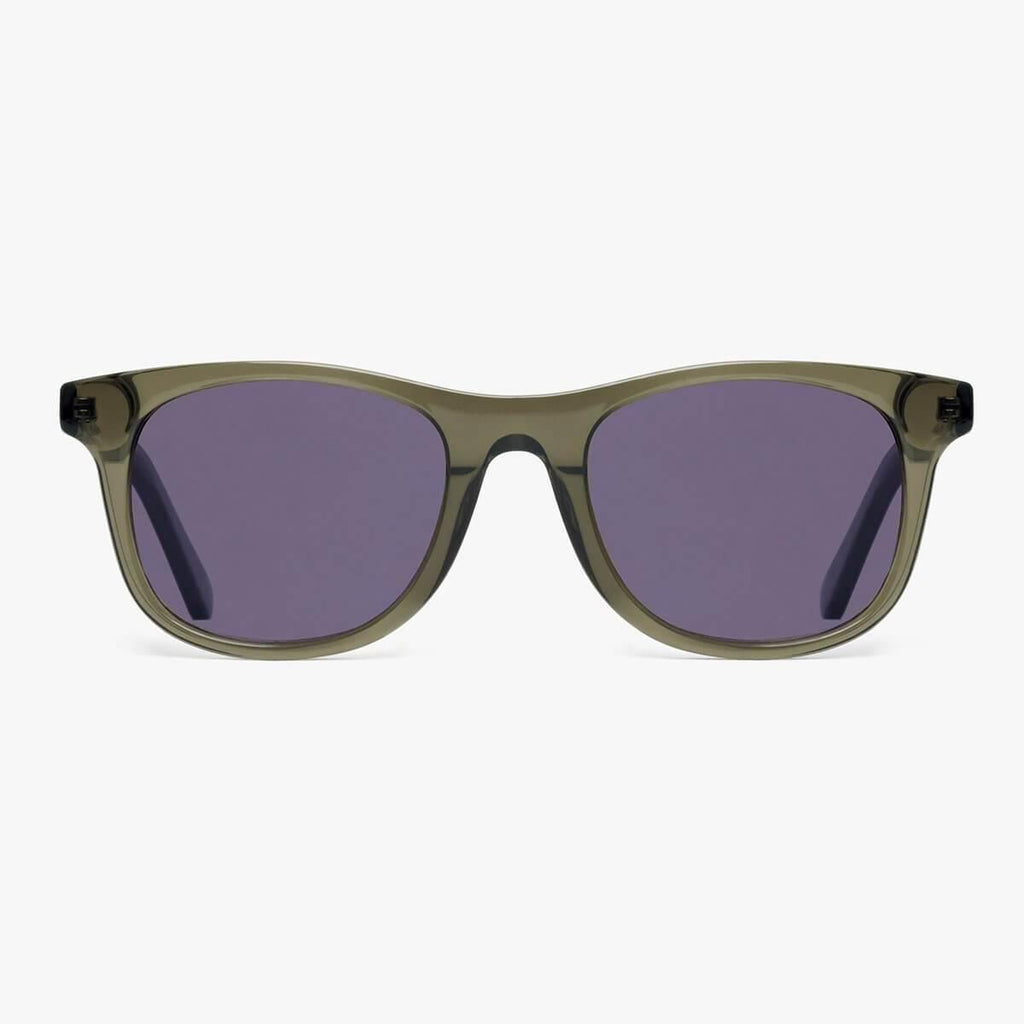 Buy Men's Evans Shiny Olive Sunglasses - Luxreaders.co.uk