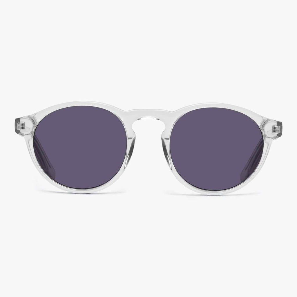 Buy Men's Morgan Crystal White Sunglasses - Luxreaders.co.uk