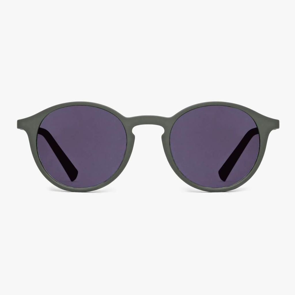 Buy Women's Wood Dark Army Sunglasses - Luxreaders.co.uk