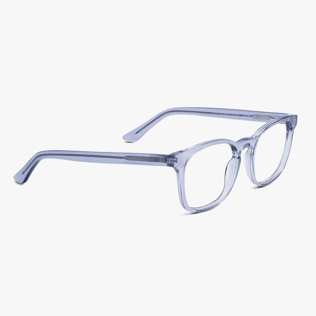 Men's Baker Crystal Grey Blue light glasses - Luxreaders.co.uk