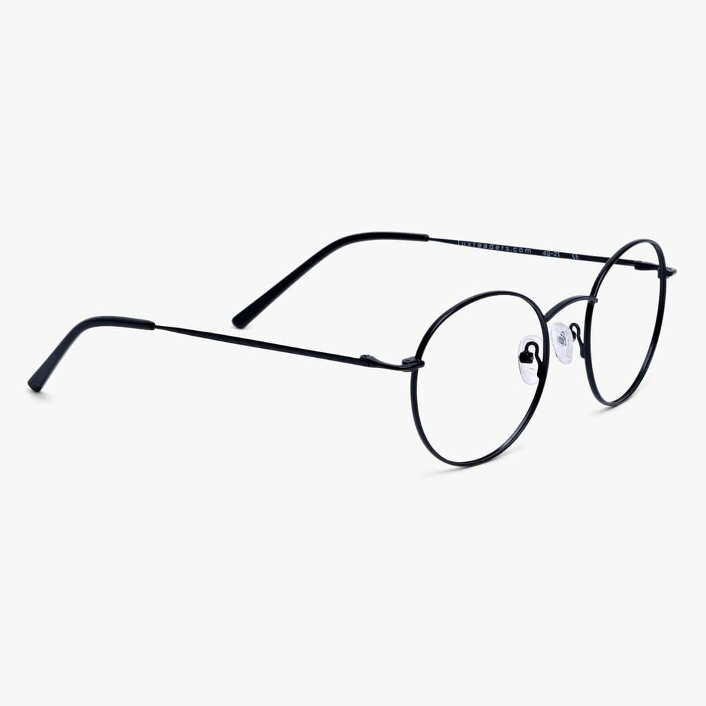 Miller Black Reading glasses - Luxreaders.co.uk