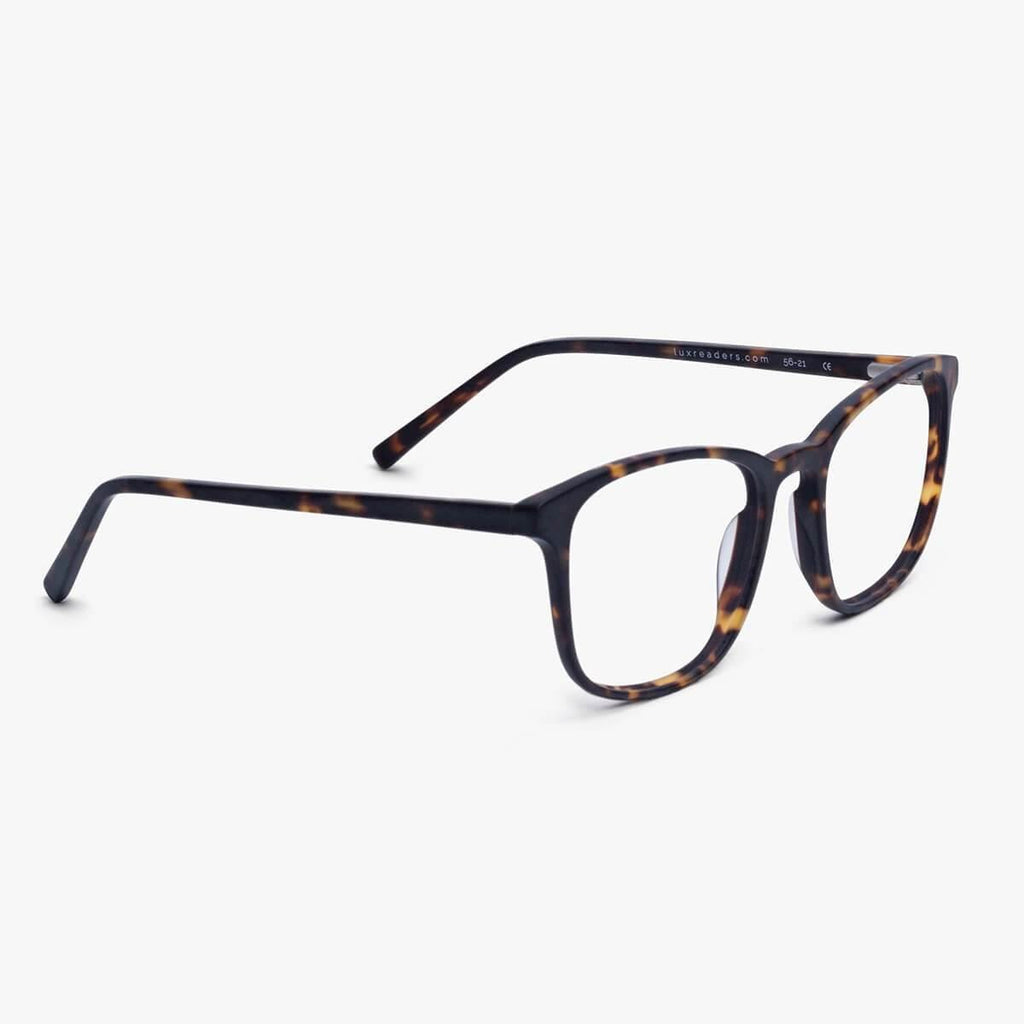 Men's Taylor Dark Turtle Reading glasses - Luxreaders.co.uk