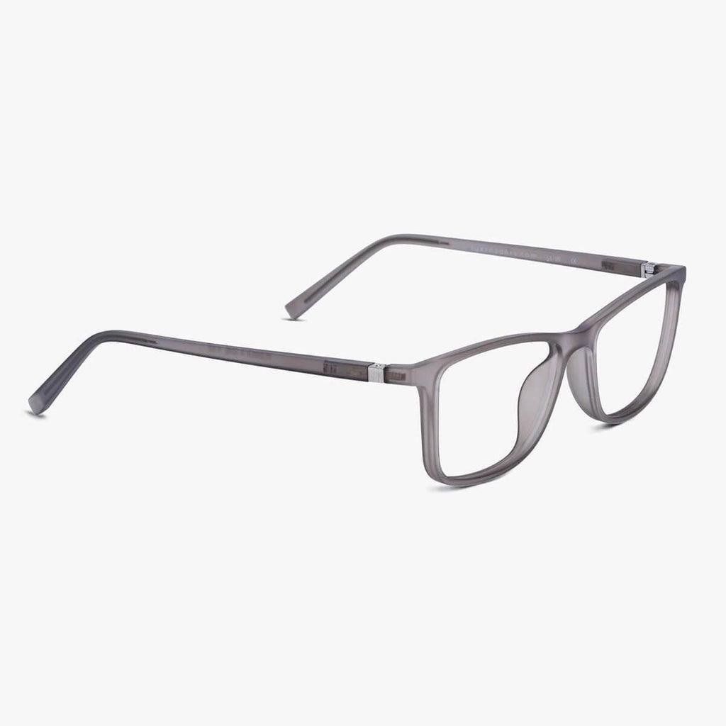 Men's Lewis Grey Reading glasses - Luxreaders.co.uk