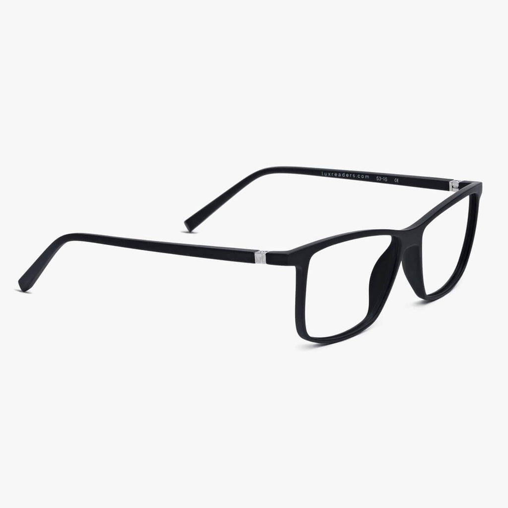 Men's Hunter Black Reading glasses - Luxreaders.co.uk