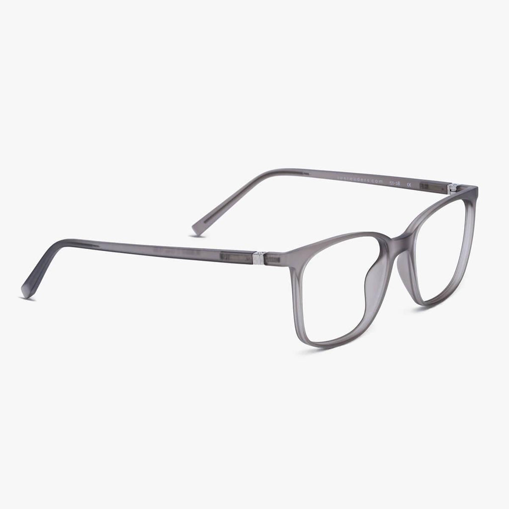 Men's Riley Grey Reading glasses - Luxreaders.co.uk