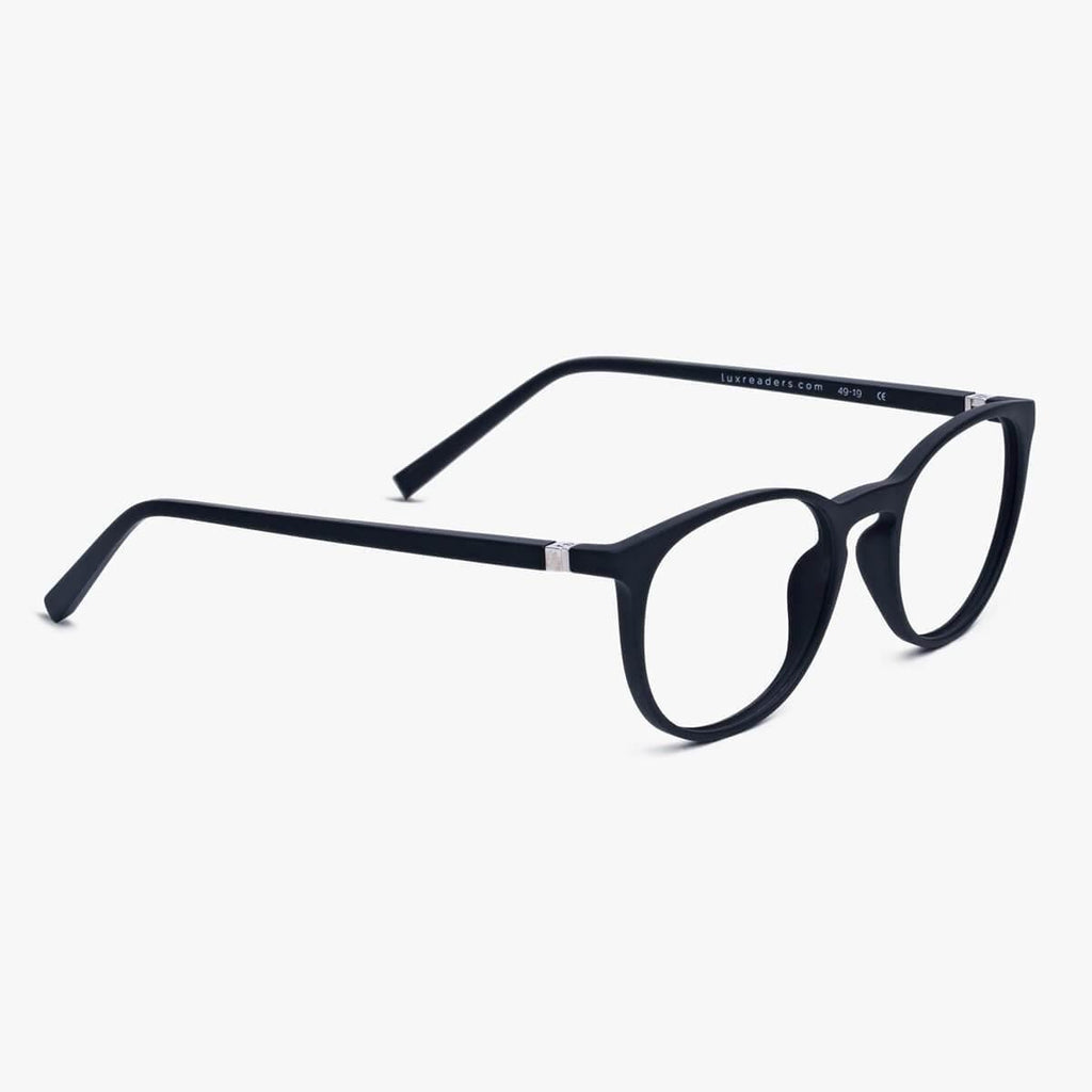 Women's Edwards Black Reading glasses - Luxreaders.co.uk