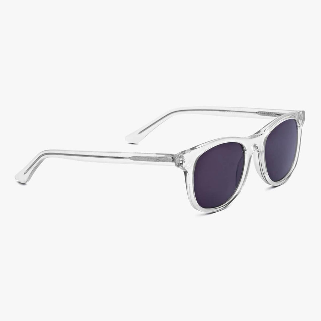 Men's Evans Crystal White Sunglasses - Luxreaders.co.uk