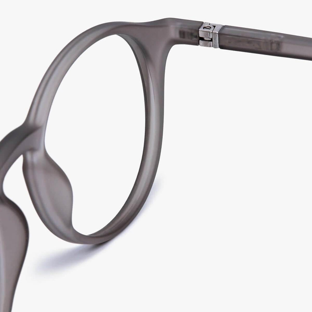 Women's Wood Grey Blue light glasses - Luxreaders.co.uk