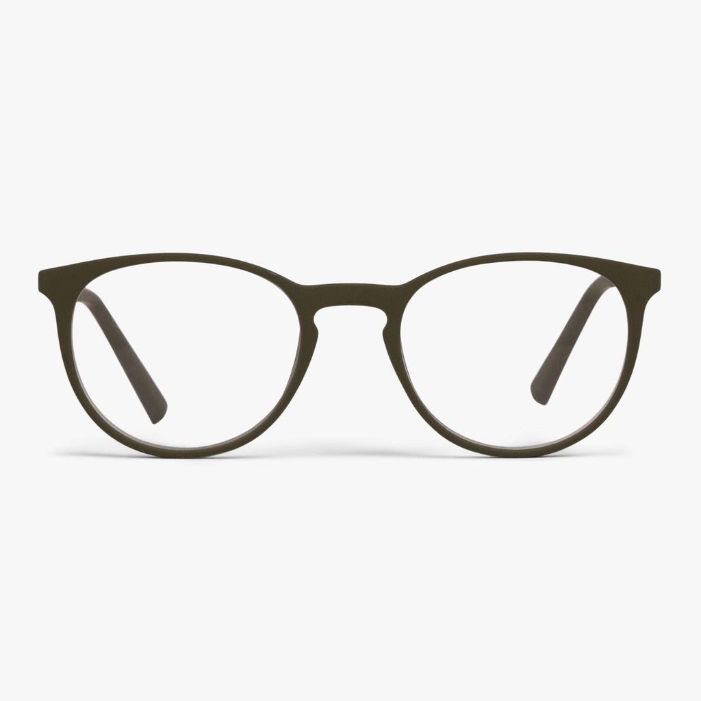 Buy Men's Edwards Dark Army Reading glasses - Luxreaders.co.uk